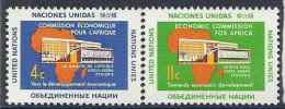 1960 NATIONS UNIES 91-2** Afrique, Addis-Abéba - Unused Stamps