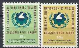 1963 NATIONS UNIES 110-11**  Sciences - Ongebruikt