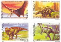 Prehistoric Animals Dinosaurs 2005 ** MNH,full Set - Romania. - Nuevos