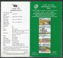 INDIA, 2002, Mangroves, 8th Session Of Conference Of Parties To UN Framework Convention On Climate Change, Folder - Lettres & Documents