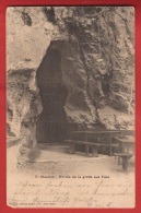 ASMOS-03 St-Maurice Entrée De La Grotte Des Fées.  Précurseur. Cachet Montroux Et Herrliberg 1905 - Saint-Maurice