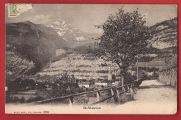 ASMOS-05 St-Maurice  Vue Sur Cime De L'Est, Dent Du Midi. Cachet St-Maurice Gare 1906 - Saint-Maurice