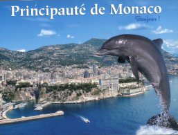 (373) Monaco With Dolphin - Harbor