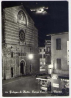 Foligno Di Notte - Largo Carducci E Duomo - Formato Grande Viaggiata - D - Foligno