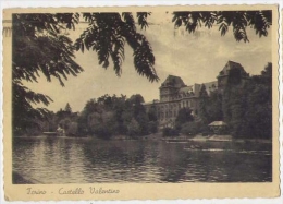 Torino - Castello Valentino -  Formato Grande Viaggiata - D - Otros Monumentos Y Edificios