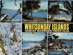 (300) Australia - QLD - Whitsunday Islands With Map - Mackay / Whitsundays