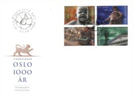 (504) Norway FDC Cover - Oslo 1000 Years - FDC