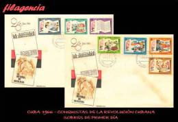 CUBA SPD-FDC. 1966-14 CONQUISTAS DE LA REVOLUCIÓN CUBANA - FDC