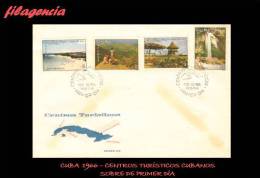 CUBA SPD-FDC. 1966-03 CENTROS TURÍSTICOS CUBANOS - FDC