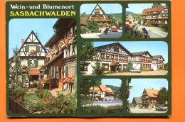 Blumen - Und Weinort : Sasbachwalden .PC Franked With Nice Stamp. GERMANY - Sasbach