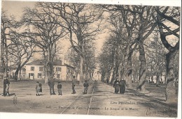 JURANCON Le Jonqué Et La Mairie Belle Animation - Voie Du Tram -assez Rare - Timbrée TB - Jurancon