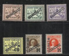 VATICANO VATIKAN VATICAN 1931 SEGNATASSE TAXES TASSE PIO XI SERIE COMPLETA MNH - Segnatasse