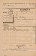 2 Documents Chemins De Fer Frachtbrief 1915/1918 - RARES Cachets De Gare Différents BRAINE LE COMTE   --- UU765 - Sonstige & Ohne Zuordnung