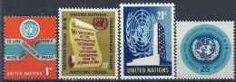 1965 NATIONS UNIES 141-44** Série Courante - Ongebruikt