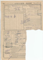 BRABANT WALLON - Lettre De Voiture Cachet De Gare GENAPPE 1947 Vers NISMES  --- UU770 - Otros & Sin Clasificación