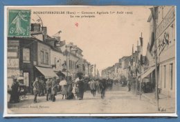 27 - BOURGTHEROULDE -- Concours Agricole 1er Aout 1909 - La Rue Principale - Bourgtheroulde