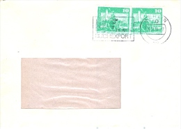 DDR Berlin MWST 1978 25 Jahre Buchexport Bücher 2x Mi. 1843 Type II B - Maschinenstempel (EMA)