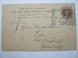 1890,  Hoster Postmark On Card - Briefe U. Dokumente