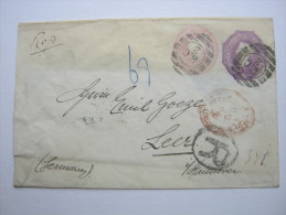 1890, Registered Letter To Germany - Cartas & Documentos