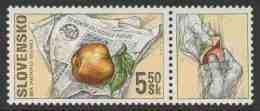 Slowakei Slovakia 2000 Mi 383 ** Apple On Anniversary Magazine – 50th Ann. Philately Postal Service (POFIS) - Unused Stamps