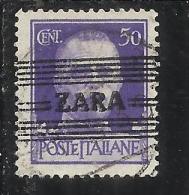 ZARA OCCUPAZIONE TEDESCA 1943 CENT. 50 USED - German Occ.: Zara