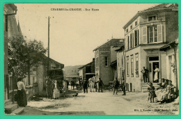 Charmes-la-Grande - Haute  Marne - Rue Haute  - Animé - Doulevant-le-Château