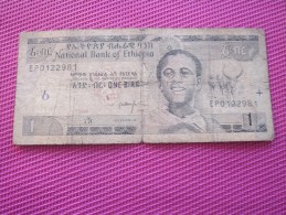 Billet De Banque Banknote    Banque Éthiopie - Ethiopia