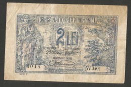 [NC] ROMANIA - BANCA NATIONALA A ROMANIEI - 2 LEI (1920) - Rumänien