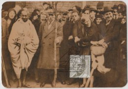 India, Mahatma Gandhi, Picture Postcard With Special Postmark, AHIMSAPEX 2012 - Mahatma Gandhi