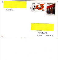 CUBA 2007 - Yvert 334o - Lettera Per L'Italia - Salto Con L'asta - Lettres & Documents