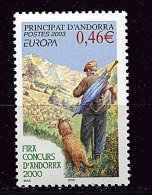 Andorre ** N° 580 - Europa 2003 - Unused Stamps