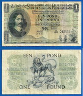 Afrique Du Sud 1 Pound 25 Fevrier 1955 Rand Animal Bateau Lion Boat Pounds South Africa Skrill Paypal OK - Südafrika