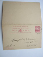 1900, Postal Stationary  Send To Austria - Barbades (...-1966)