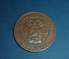 INDES NEERLANDAISE / NEDERLANDSCH INDE 2 1/2 Cent 1858 TTB - 1849-1890: Willem III.