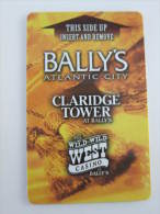 USA Hotel Key Card,Bally's Atlantic City,casino - Non Classés