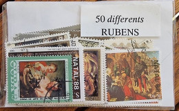 RUBENS Lot De 50 Timbres Tous Differents. Satisfaction Assurée - Rubens