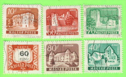 TIMBRES HONGRIE - MAGYAR POSTA - 6 TIMBRES DIFFÉRENTS- - Used Stamps