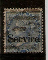 INDIA 1873 ½a (DIE II) OFFICIAL SG 022 USED Cat £110 - 1858-79 Kronenkolonie