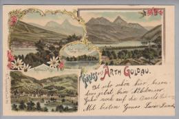 SZ Arth-Goldau 1900-10-05 Litho C.Künzli #702 - Arth