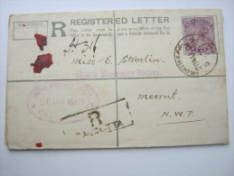1901, Registered Letter , Postal Stationary - 1882-1901 Impero