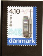 1988 Danimarca - Europa - Telefono Cellulare - Unused Stamps