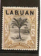 LABUAN 1897 - 1901  3c SG 91b MOUNTED MINT Cat £9 - North Borneo (...-1963)