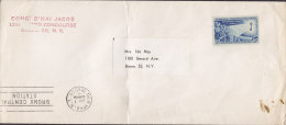 United States BRONX CENTRAL STATION 1960 Cover Lettre Locally Sent Children's Stamp (Uncancelled) - Covers & Documents