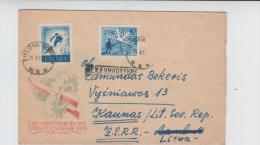 Poland Cover Sent To Lithuanis 25.03.57 - Brieven En Documenten