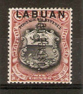 LABUAN 1901 6c POSTAGE DUE SG D5 MINT NO GUM Cat £45 - North Borneo (...-1963)
