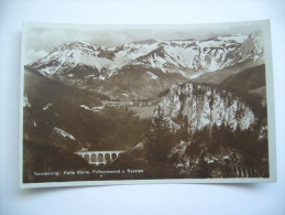 Austria: Semmering Kalte Rinne Polleroswand U. Raxalpe Old Postcard Unused - Semmering