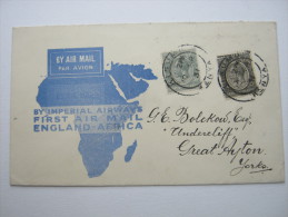 1931, Airmail To GB - Kenya & Oeganda