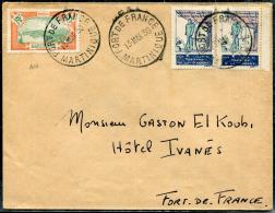 MARTINIQUE - N° 101, OBL. FORT DE FRANCE LE 13/3/1930, POUR FORT DE FRANCE - TB - Storia Postale