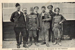 PRISONNIERS DE GUERRE 1914-1918 Camp De PUCHHEIM (Allemagne) Soldats Alliés Dont Russes - Oorlog 1914-18