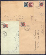 ALGERIE   4 Lettres Avec Cachet De  BOUFARIK       Annee    1949 - Storia Postale